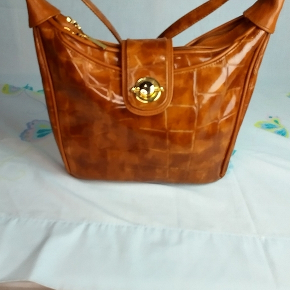 Gallery One Woman's Designer Shoulder Purse Brown Leather Style Fashion Bag - Picture 16 of 16